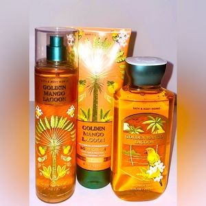 Bath and Body Works Golden Mango Lagoon Set